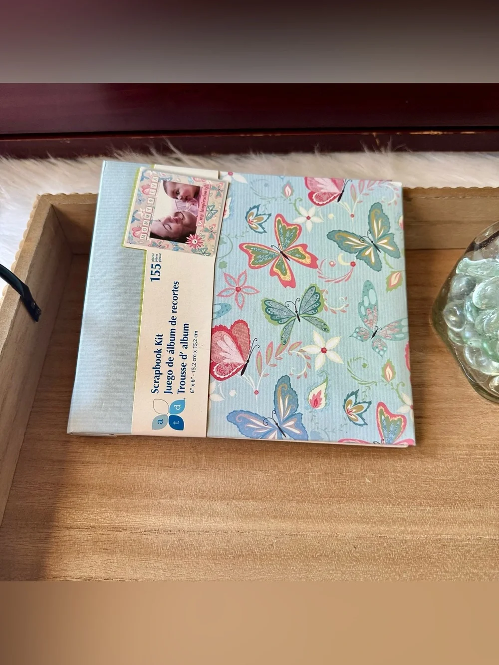 Momenta ATD 6x6 Scrapbook Album Kit Bundle Floral Butterfly Paper‎ Craft Set